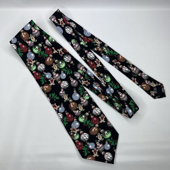 Tango by Max Raab Silk Americana Series Christmas Tree Ornaments Tie Holiday - Picture 1 of 8